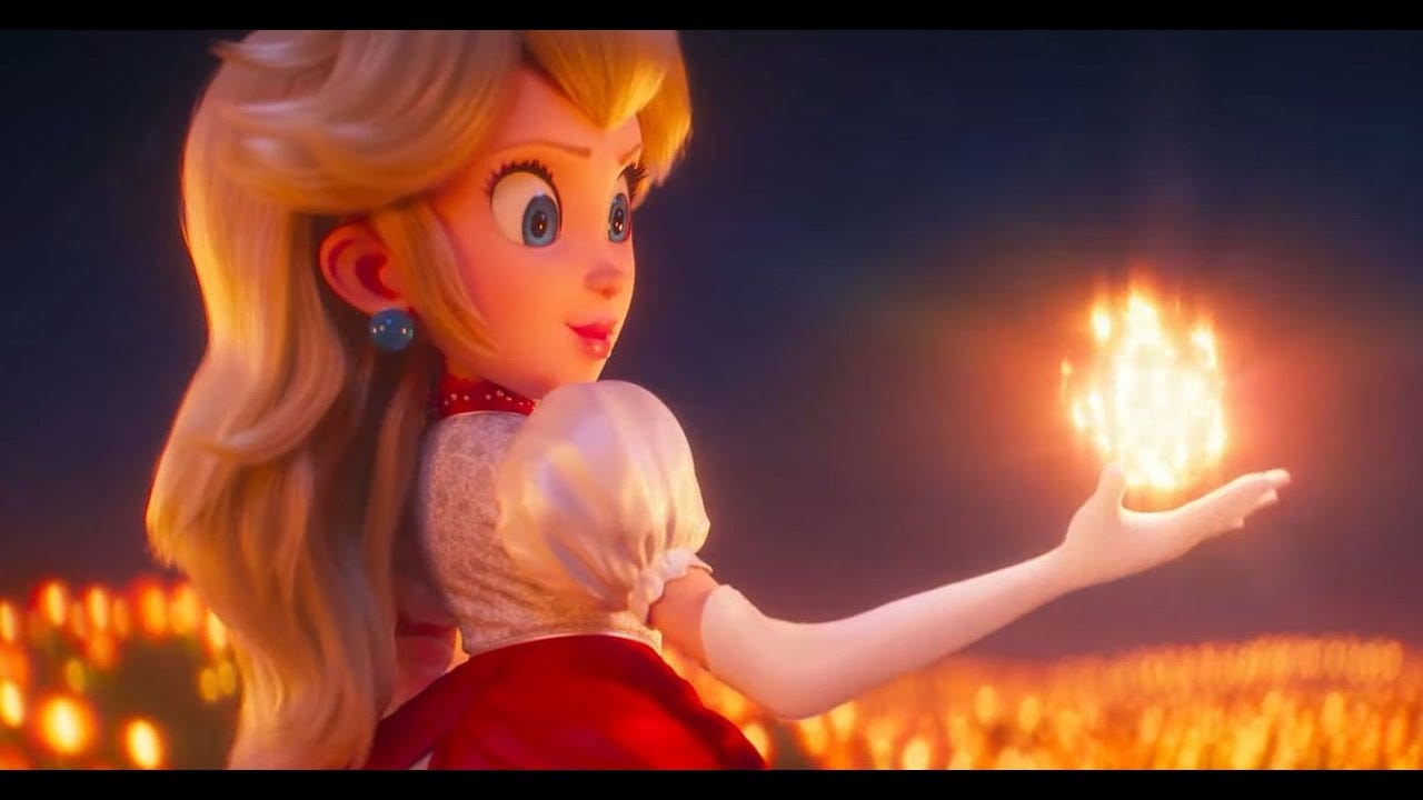 Super Mario Bros. Movie new trailer but just Princess Peach being badass -  YouTube