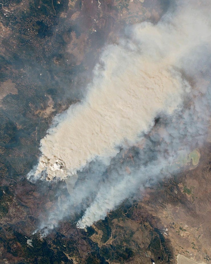 The Dixie Fire in Northern California