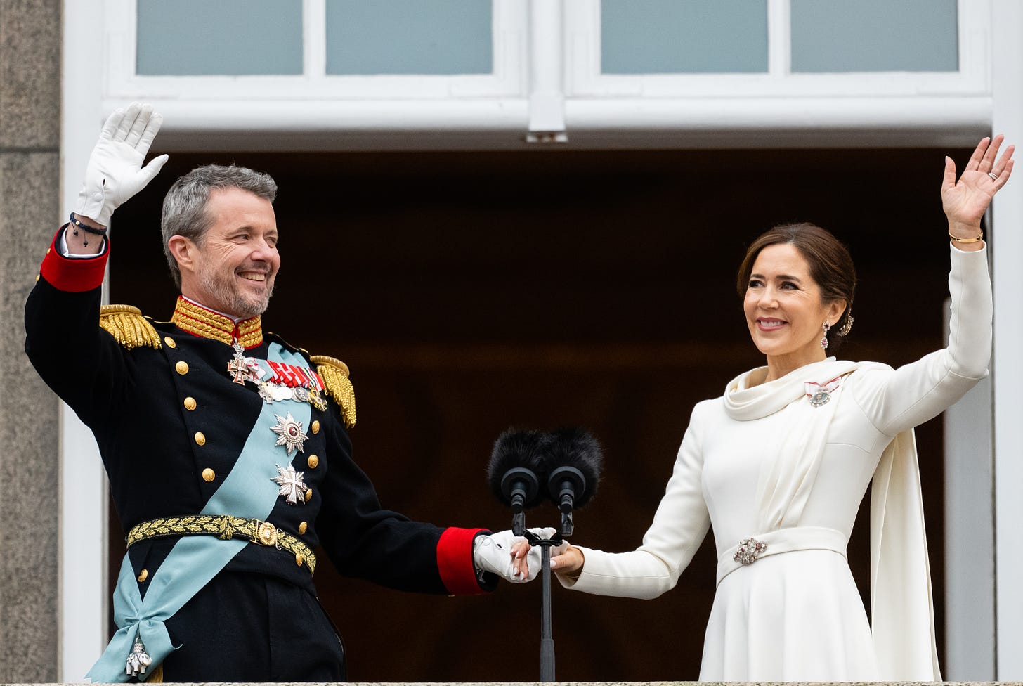 king frederik and queen mary pronounced new monarchs