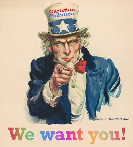Uncles Sam says, We want you!