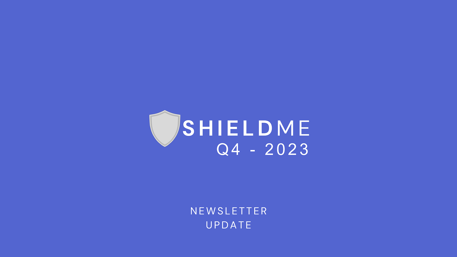 Shieldme newsletter update