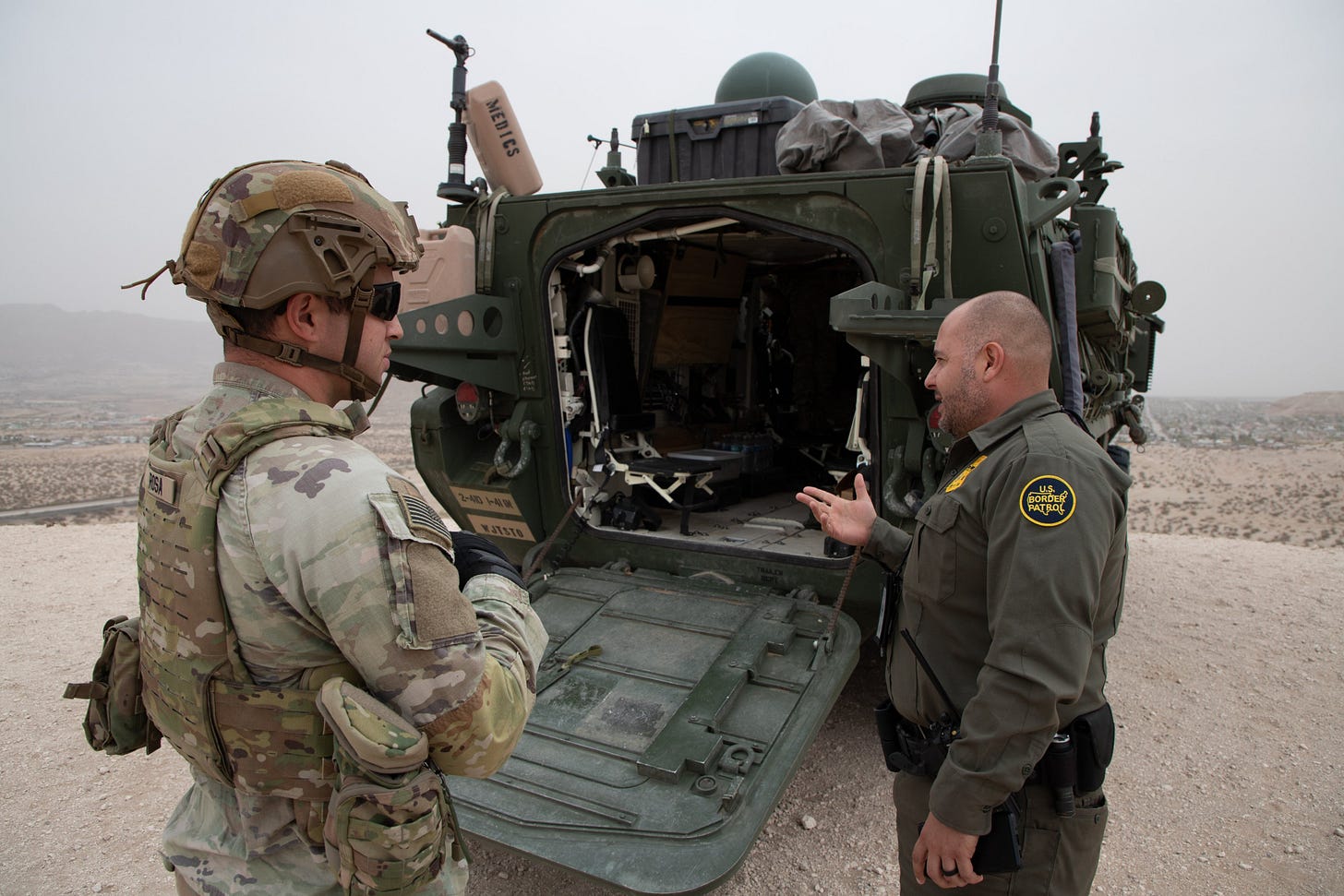 The US Army & US Border Patrol are now jointly responsible for security along the US Southern Border  