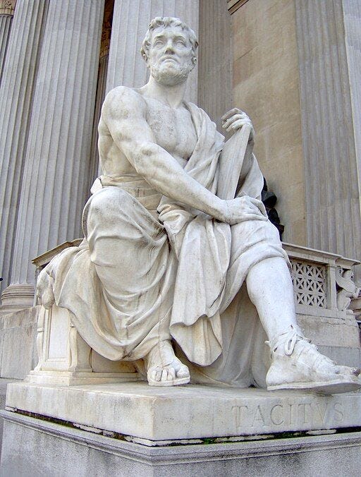 Statue of Tacitus outside the Austrian Parliament Building