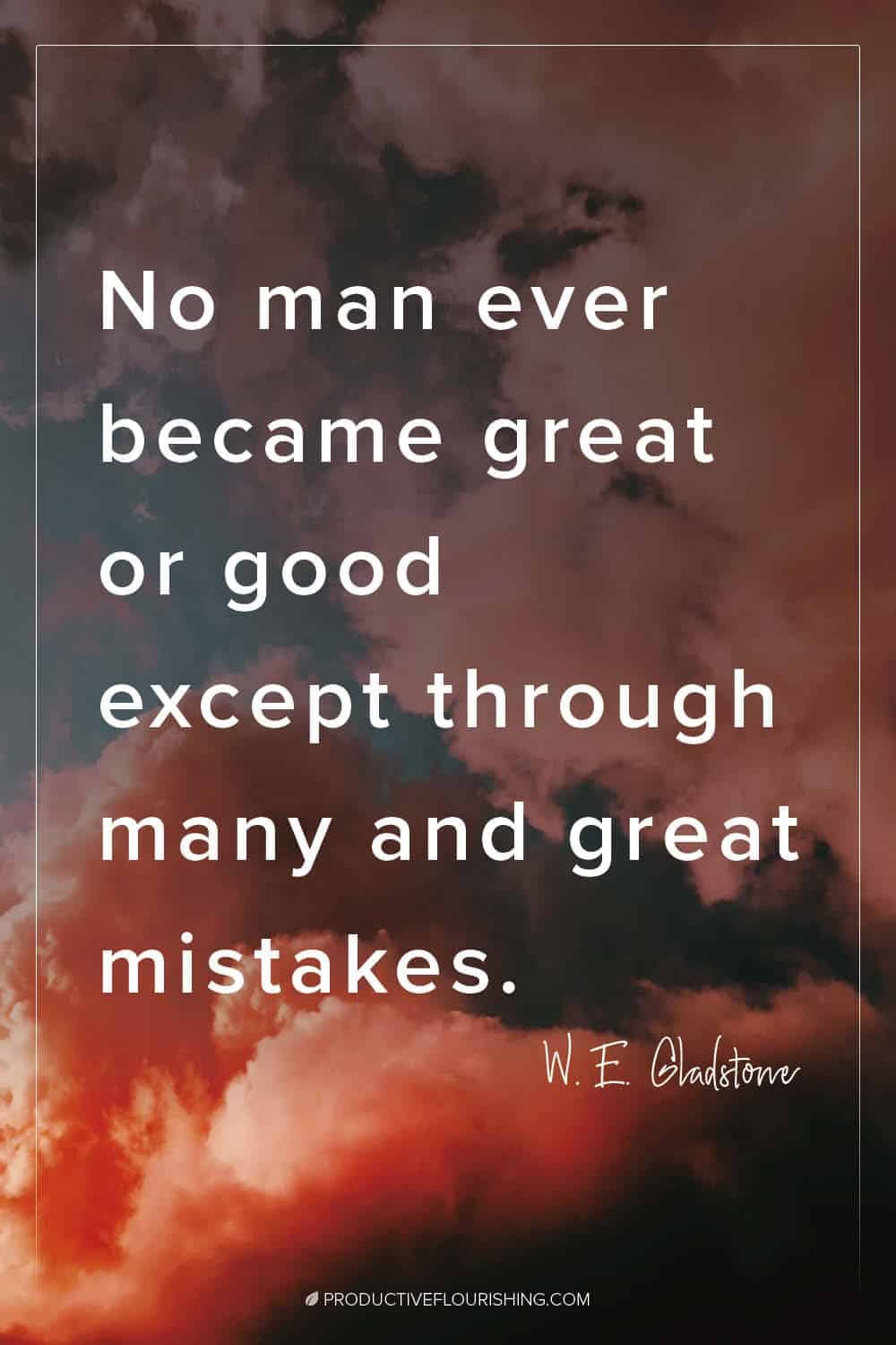 Learn how failure can inspire leaps in your entrepreneur journey. You’re smart. You’re creative. You know what you’re doing. But you’re scared as hell of failing and making mistakes. Maybe it’s because you’ve been so good at whatever you’ve done for your whole life. Maybe it’s because you quit a good thing to pick up something risky. Maybe it’s because you’re scared of what happens when you don’t fail. #businessquotes #inspirationalquotes #productiveflourishing