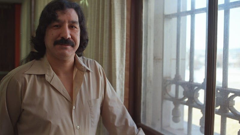 American Indian Leonard Peltier, who is serving two life sentences for the 1975 murder of two...