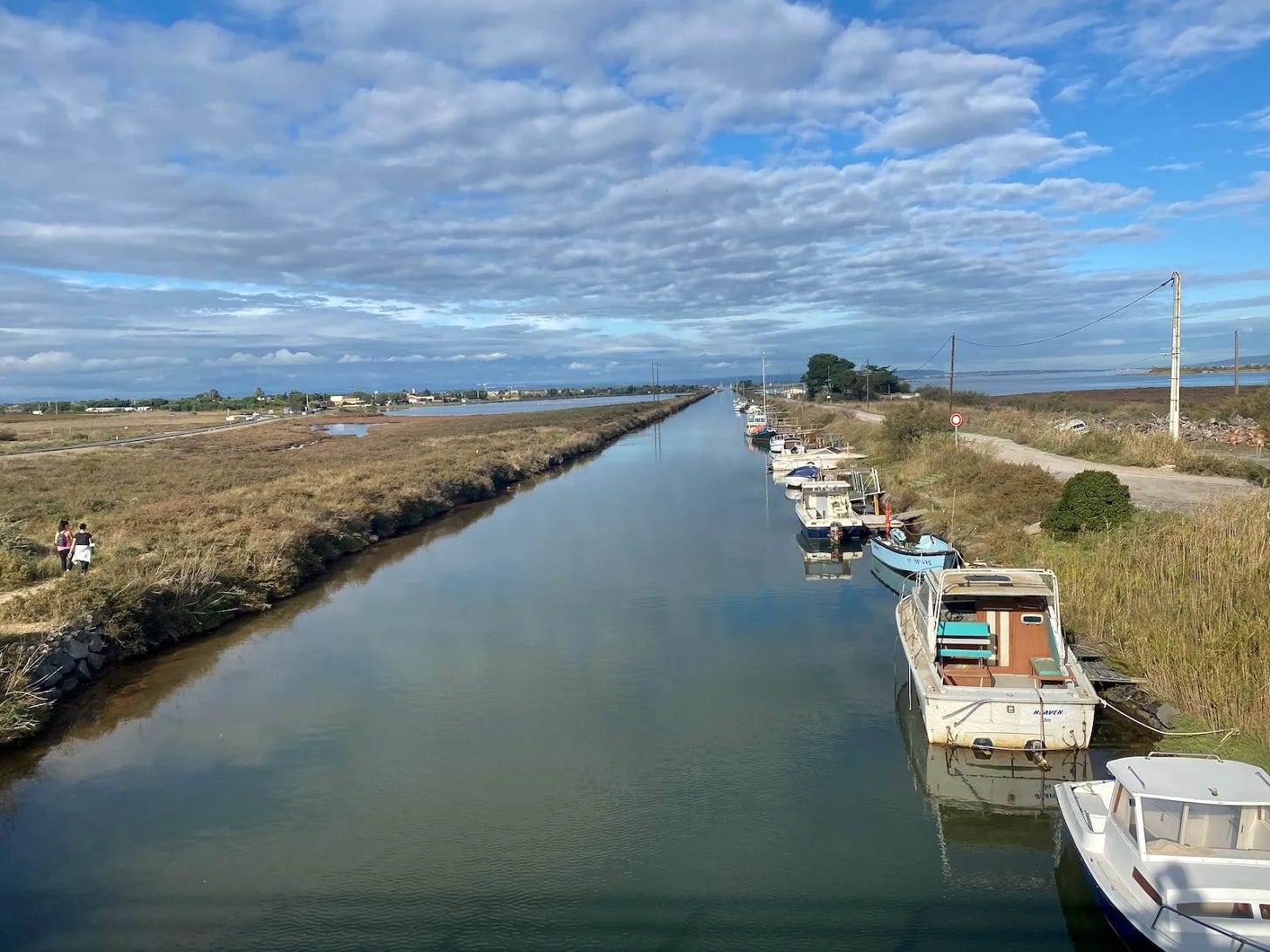 Fin du canal du Midi Fin du canal du Midi