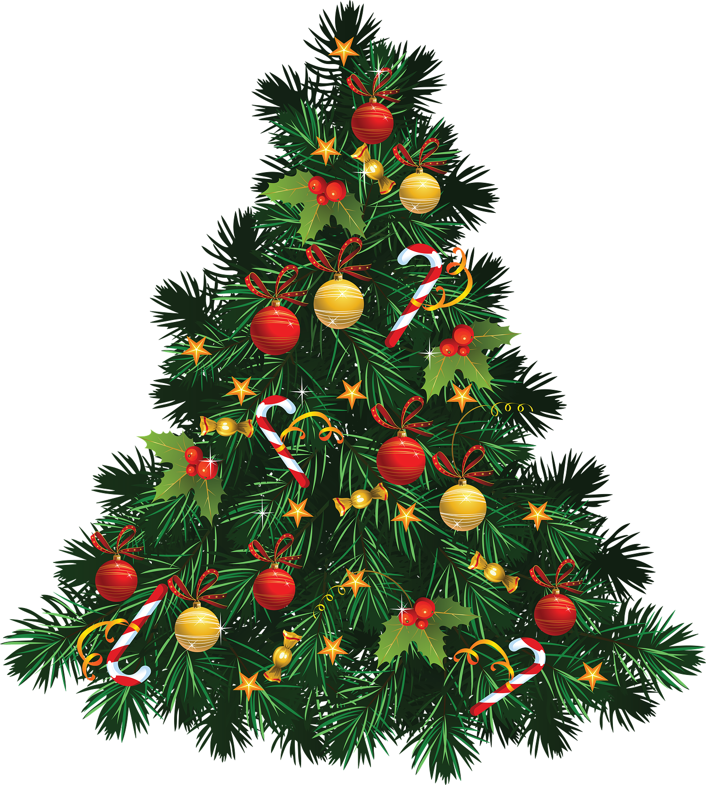 Christmas tree PNG transparent image download, size: 3165x3520px