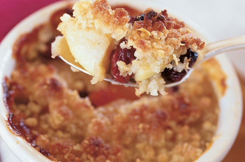  Michael Brisson’s Pear Crisp with Dried Cherries and Dried Apricots