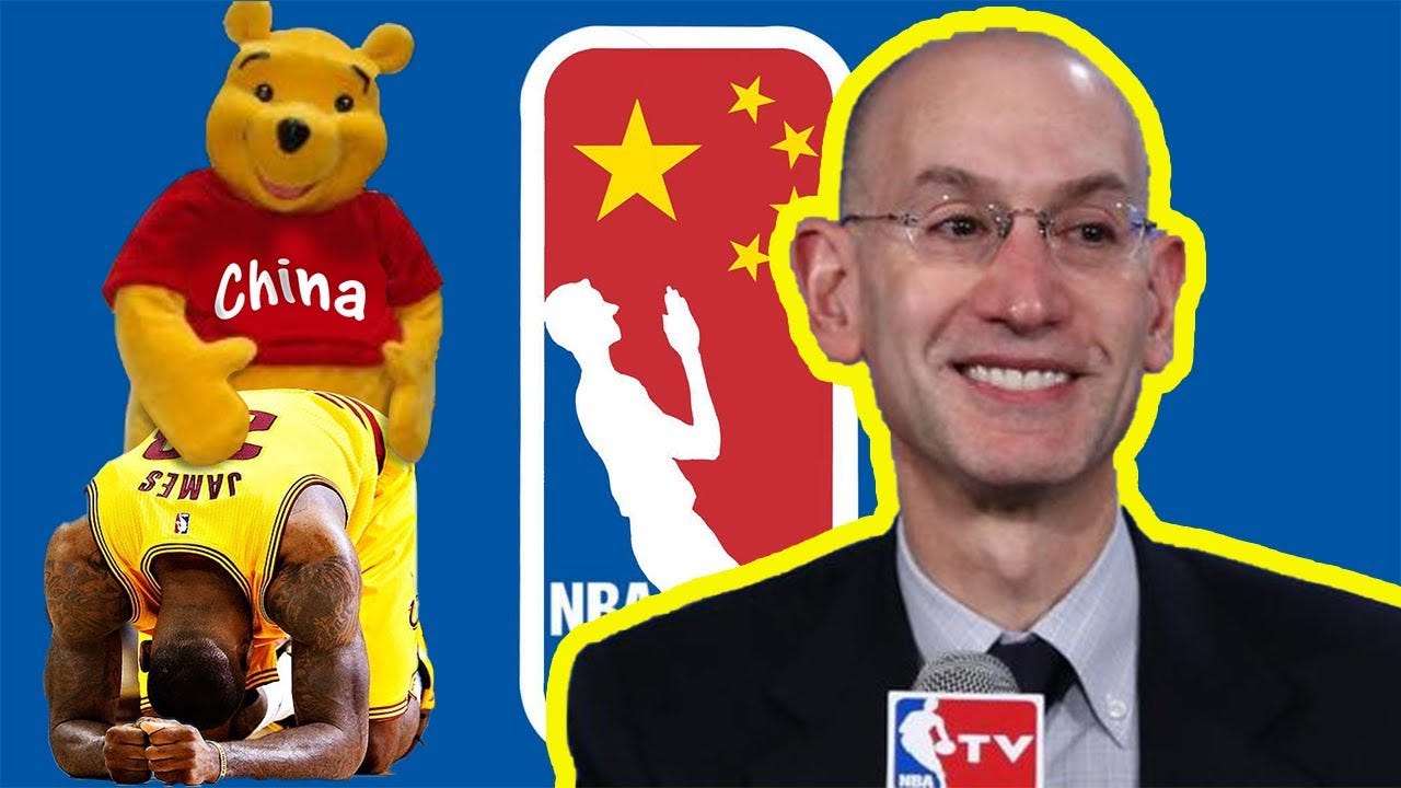 The NBA BENDS THE KNEE to China again to please the CCP while putting ...