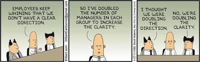 This Dilbert comic strip made me think ...