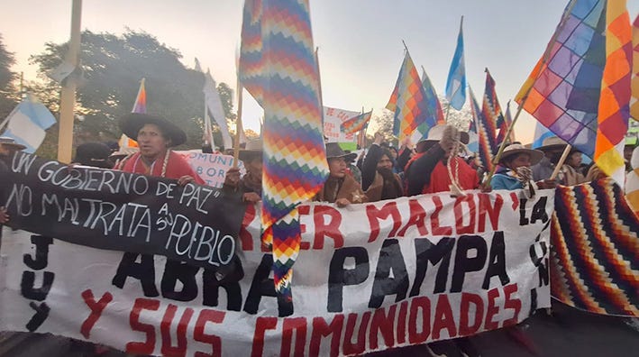 El Tercer Malón de la Paz marcha de Jujuy a Buenos Aires – PCR