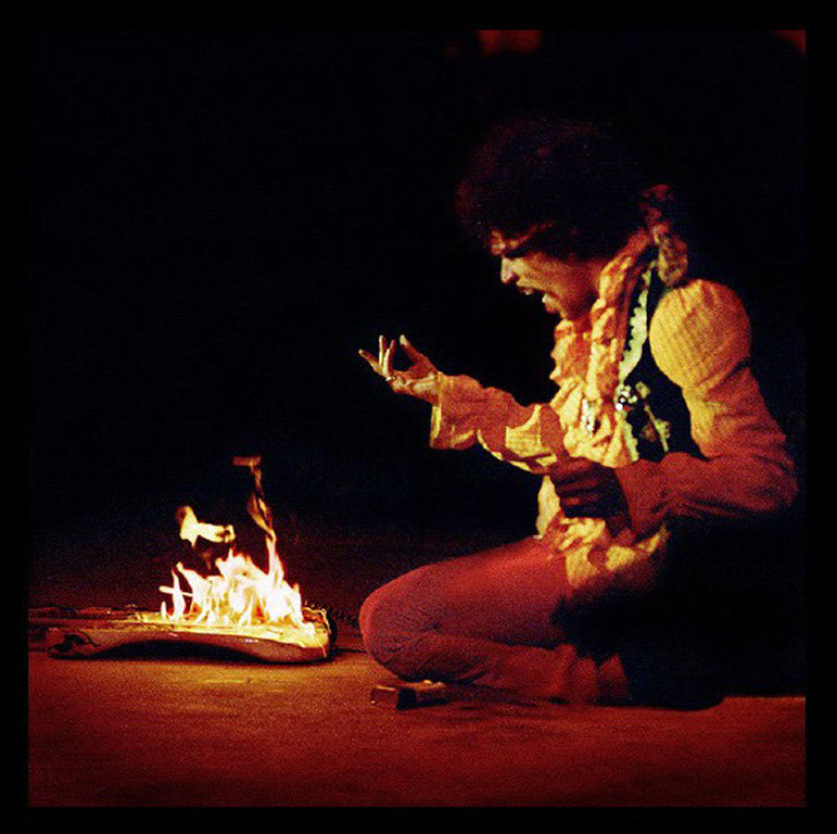 The Picture | The Story - Ken Marcus: Jimi Hendrix, Monterey Pop Festival,  1967 - Picture/Story - Fahey Klein Gallery