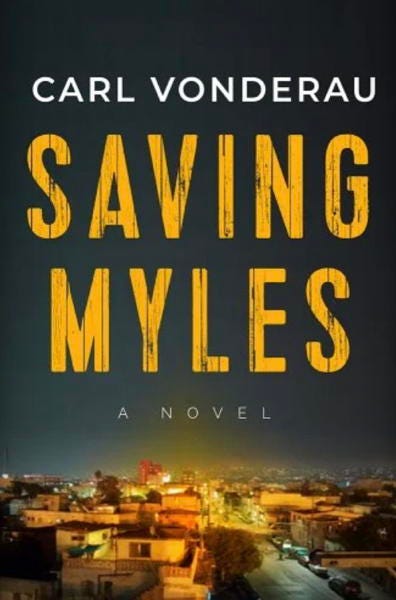 book cover for Saving Myles, by Carl Vonderau