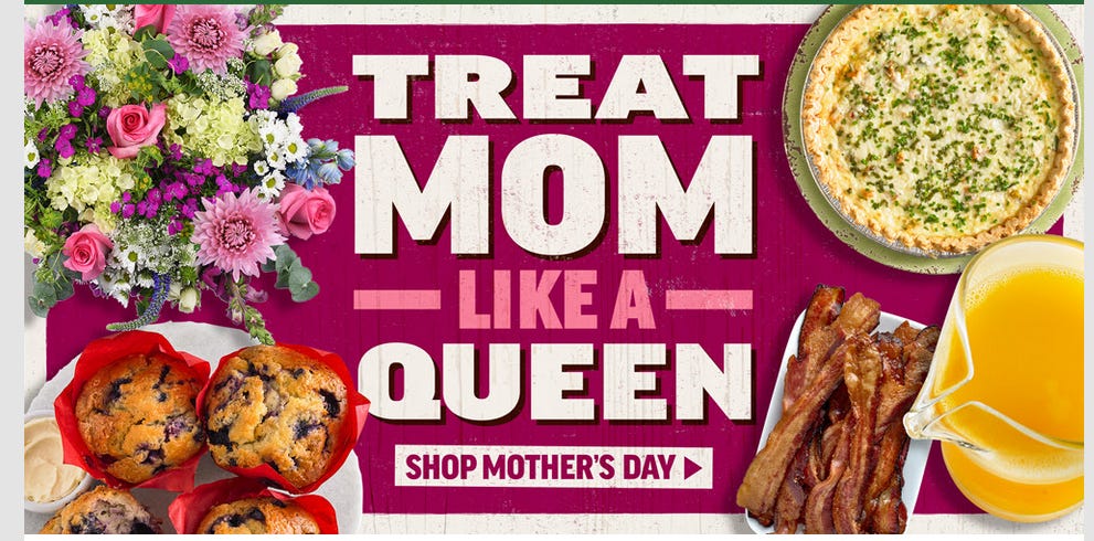 Mother's Day special about treating us like queens