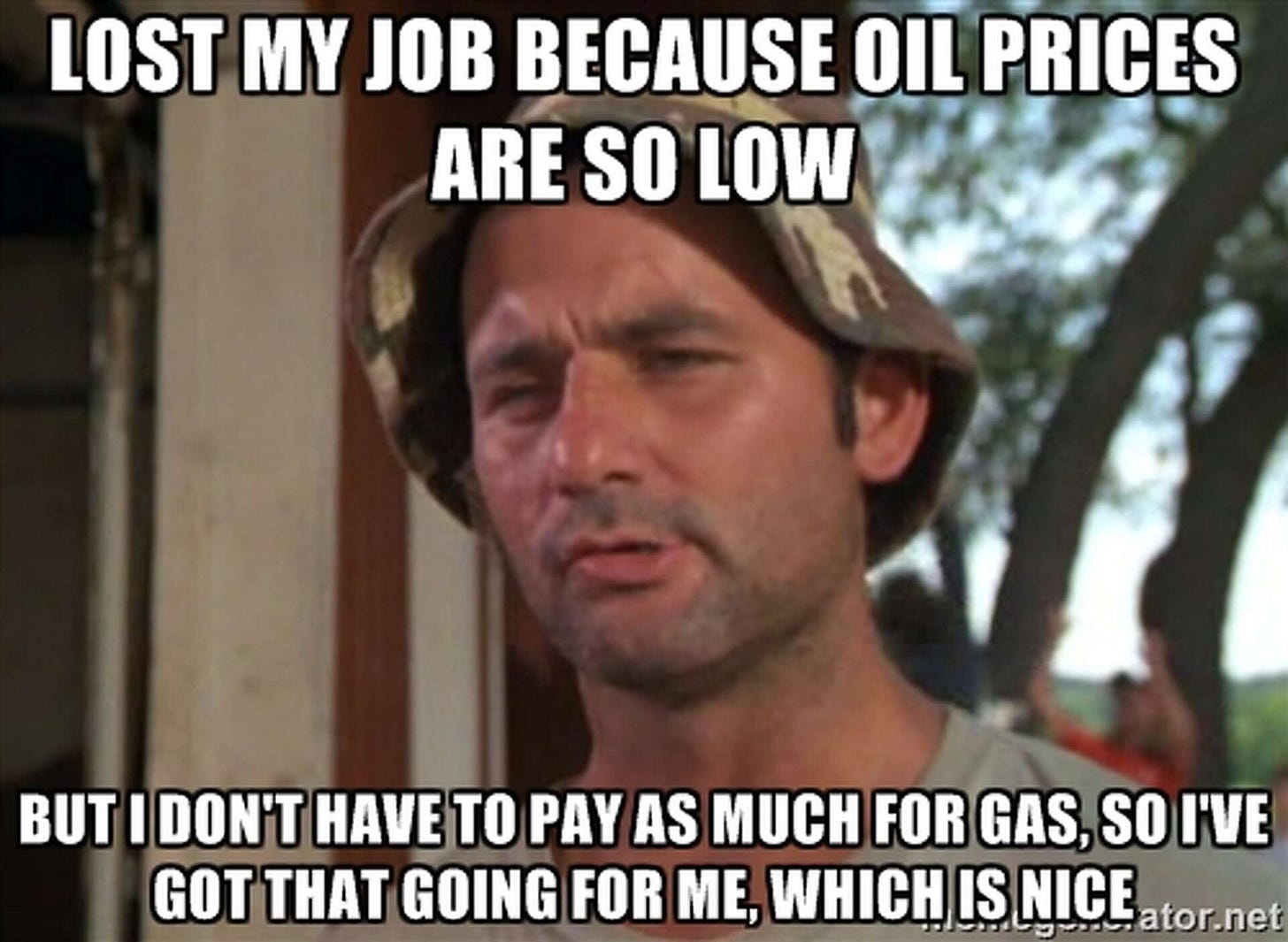 Oil crash memes bring humor to petroleum's plunge