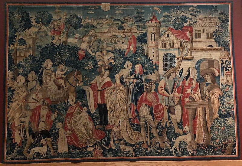 File:Flemish tapestry - The Visit of the Gypsies.jpg