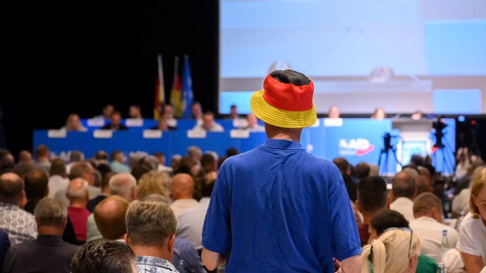 Landesparteitag der AfD Niedersachsen (am 19. August in Celle)