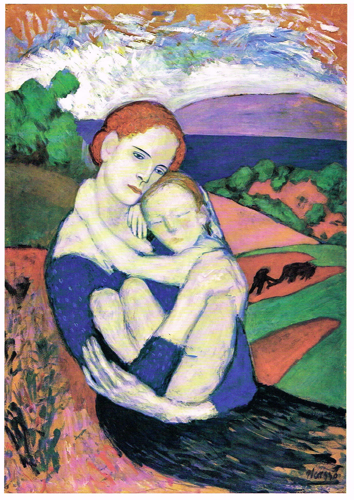 Mother and Child 1904 41x28.5in