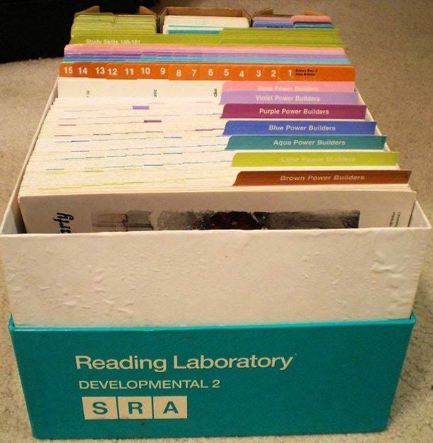 [1960s-1990s] SRA Reading Lab Cards : r/nostalgia