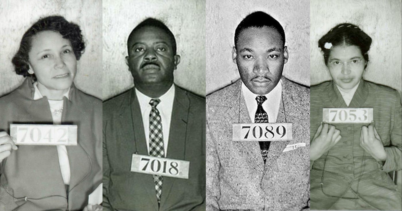 On Feb 20, 1956: Civil Rights Activists Arrested for Organizing Bus Boycott  in Montgomery, Alabama