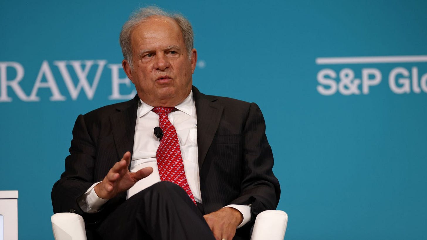 Scott Sheffield, chief executive officer of Pioneer Natural Resources Co., speaks during the 2023 CERAWeek by S&P Global conference in Houston, Texas, US, on Tuesday, March 7, 2023.