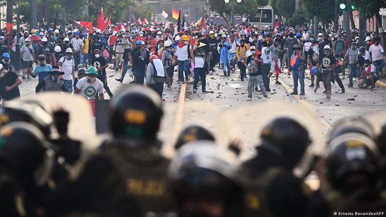 Peru has descended into chaos since mid-December, when nationwide anti-government protests began