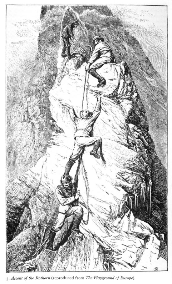 Zinalrothorn ascent