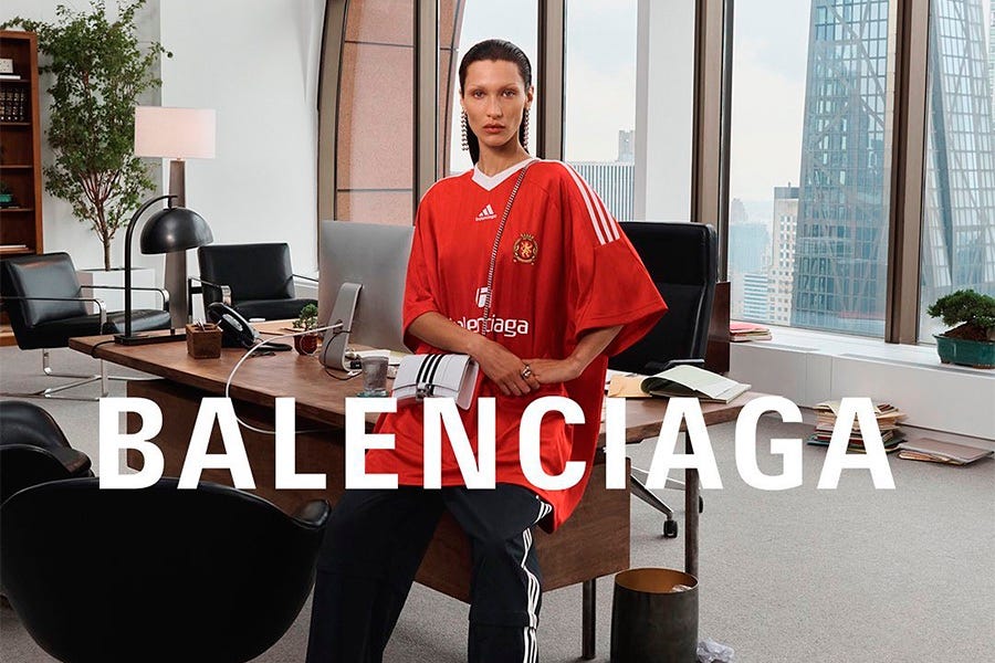 A day at the office with Balenciaga and Adidas | Collater.al