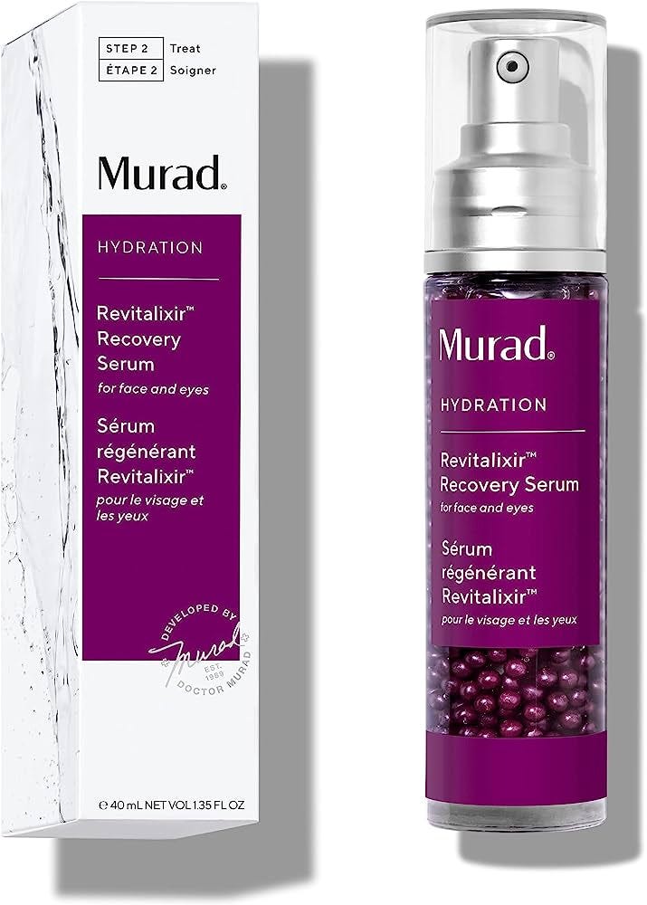 Amazon.com: Murad Revitalixir Recovery Serum - Hydration Anti-Aging Serum  -Brightening Eye Puffiness Reducing Treatment Visibly Relaxes Wrinkles -  For Face and Eyes,1.35 Fl Oz : Beauty & Personal Care