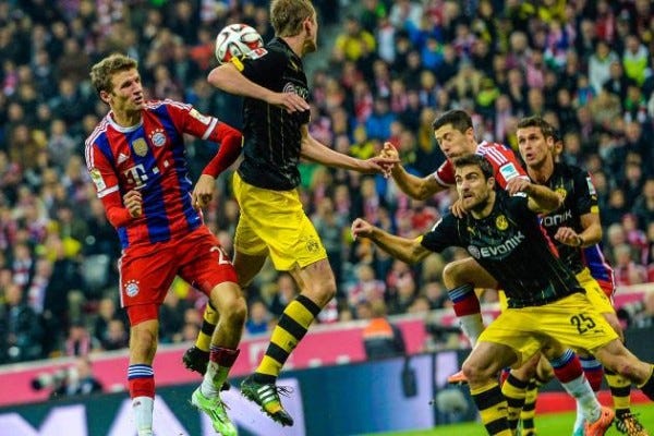 bayern munich vs borussia dortmund soccer 2015