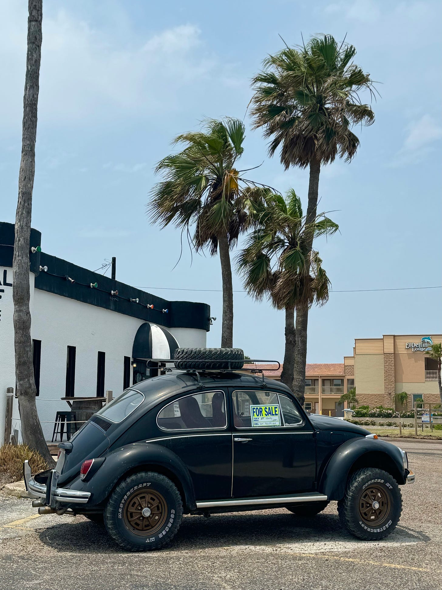 Beach buggy black VW Beetle
