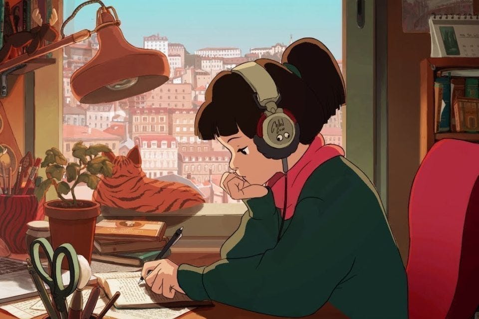 Pop Culture : la "lofi girl" du live Youtube "lofi hip hop radio" habite...  à Lyon | Actu Lyon