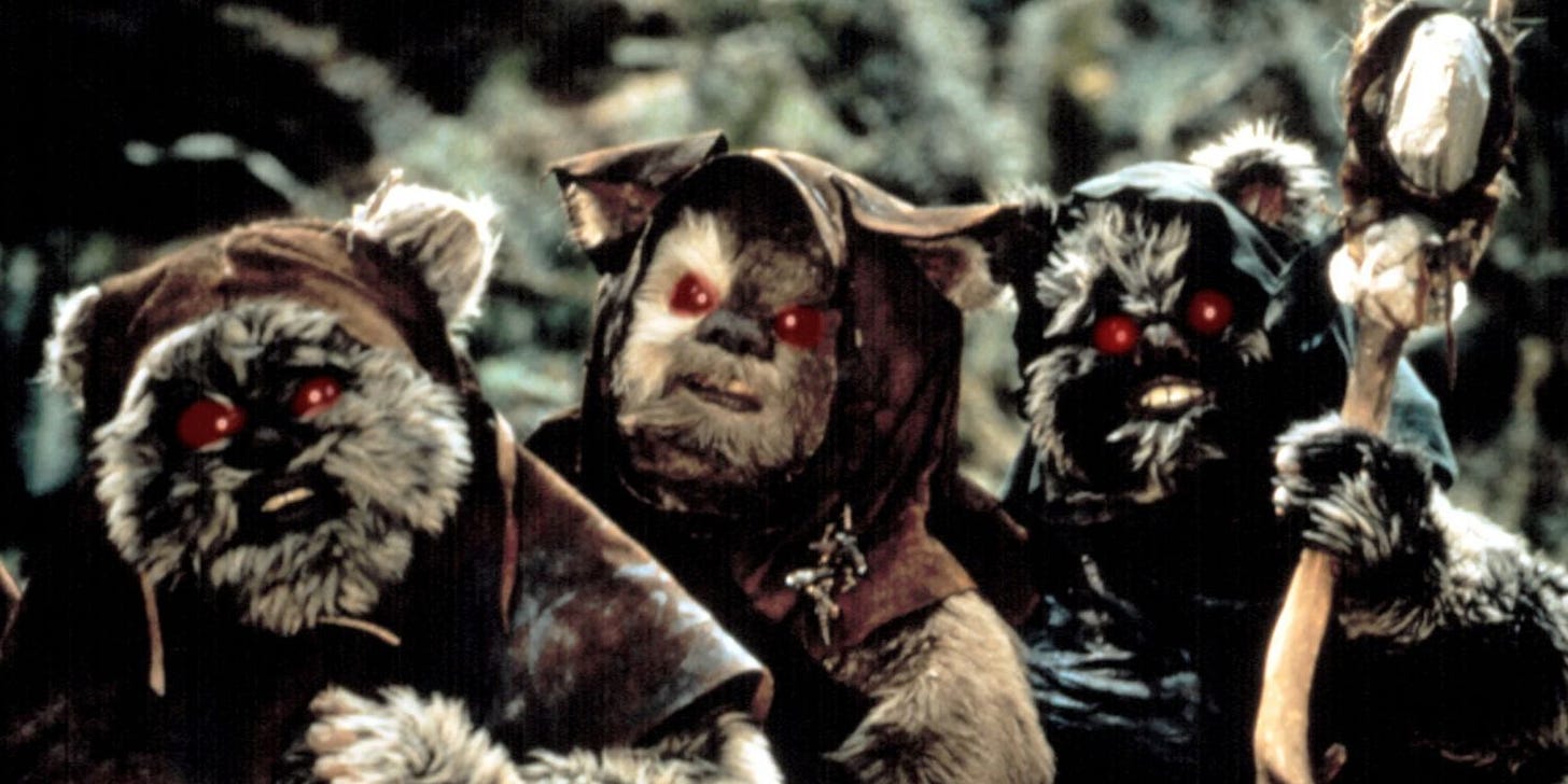 Star Wars Already Confirmed The Fan Theory That Ewoks Eat Humans