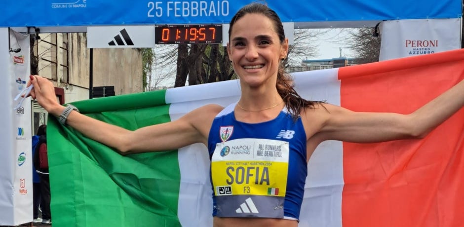 Napoli City Half Marathon,Sofiia Yaremchuk record italiano di mezza ...