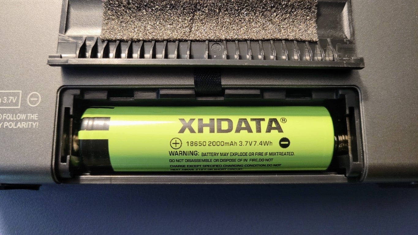 Single 18650 battery