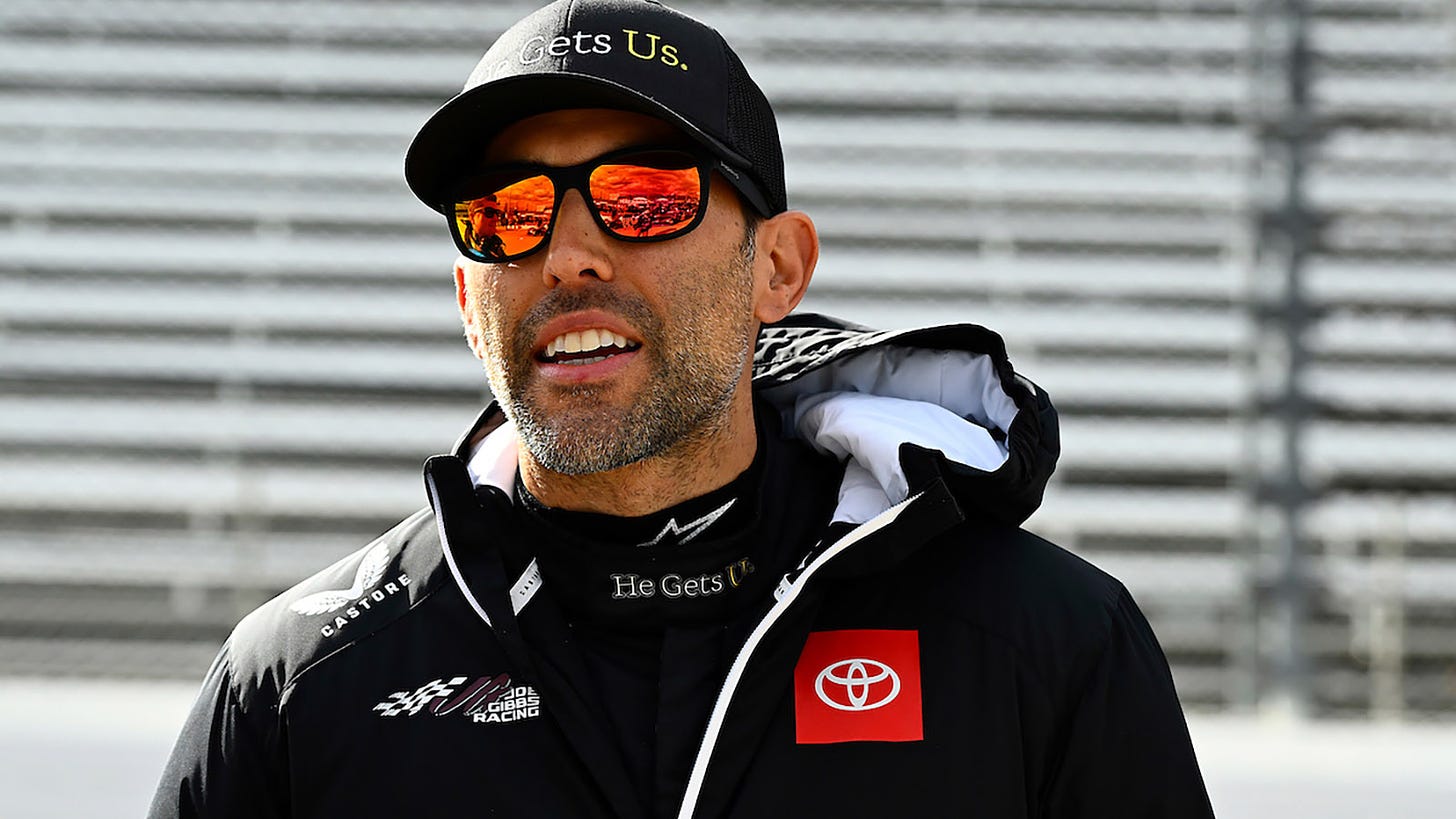 Aric Almirola Bubba Wallace altercation Joe Gibbs Racing suspends Aric Almirola 2024 NASCAR