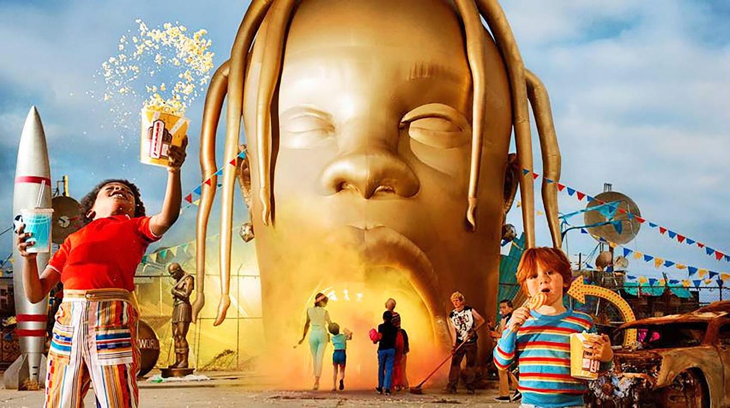 Psychedelic aesthetic, features thrive in 'Astroworld' - Hilltop Views