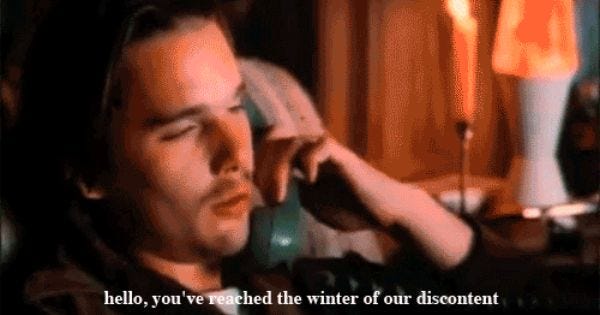 Reality Bites | Movie quotes, Reality bites quotes, Ethan hawke