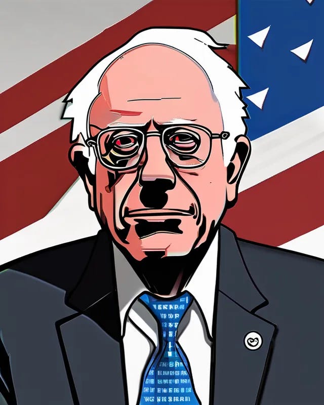 evil bernie sanders