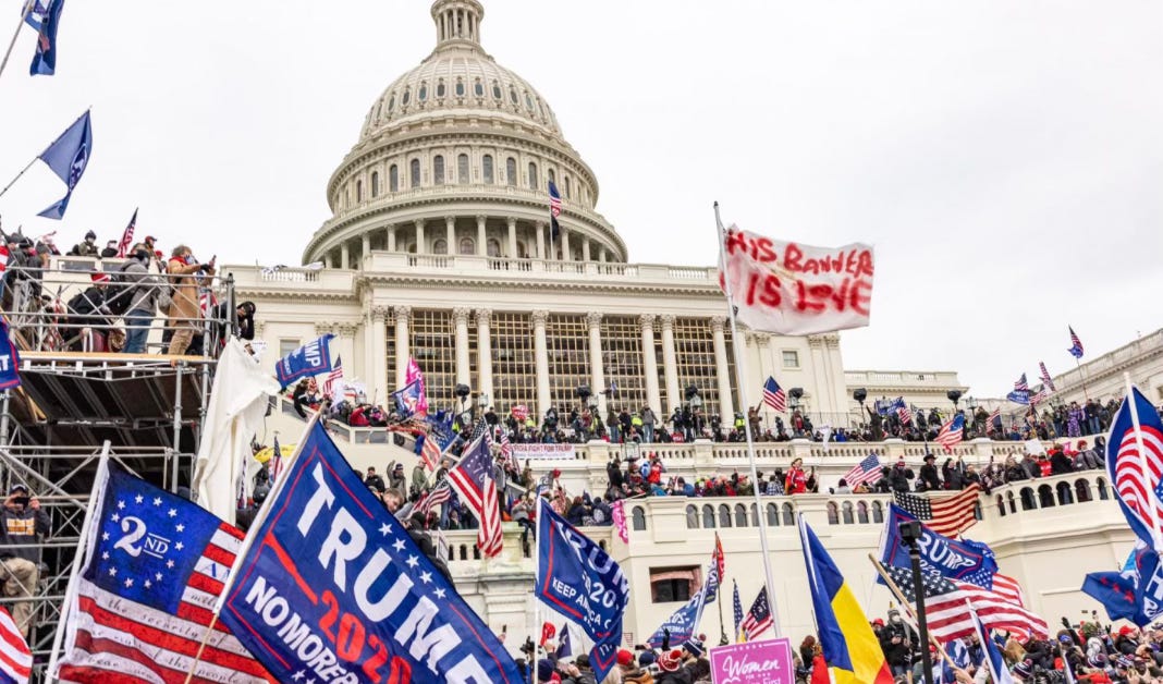 Capitol Hill on January 6 2021. The real insurrection.