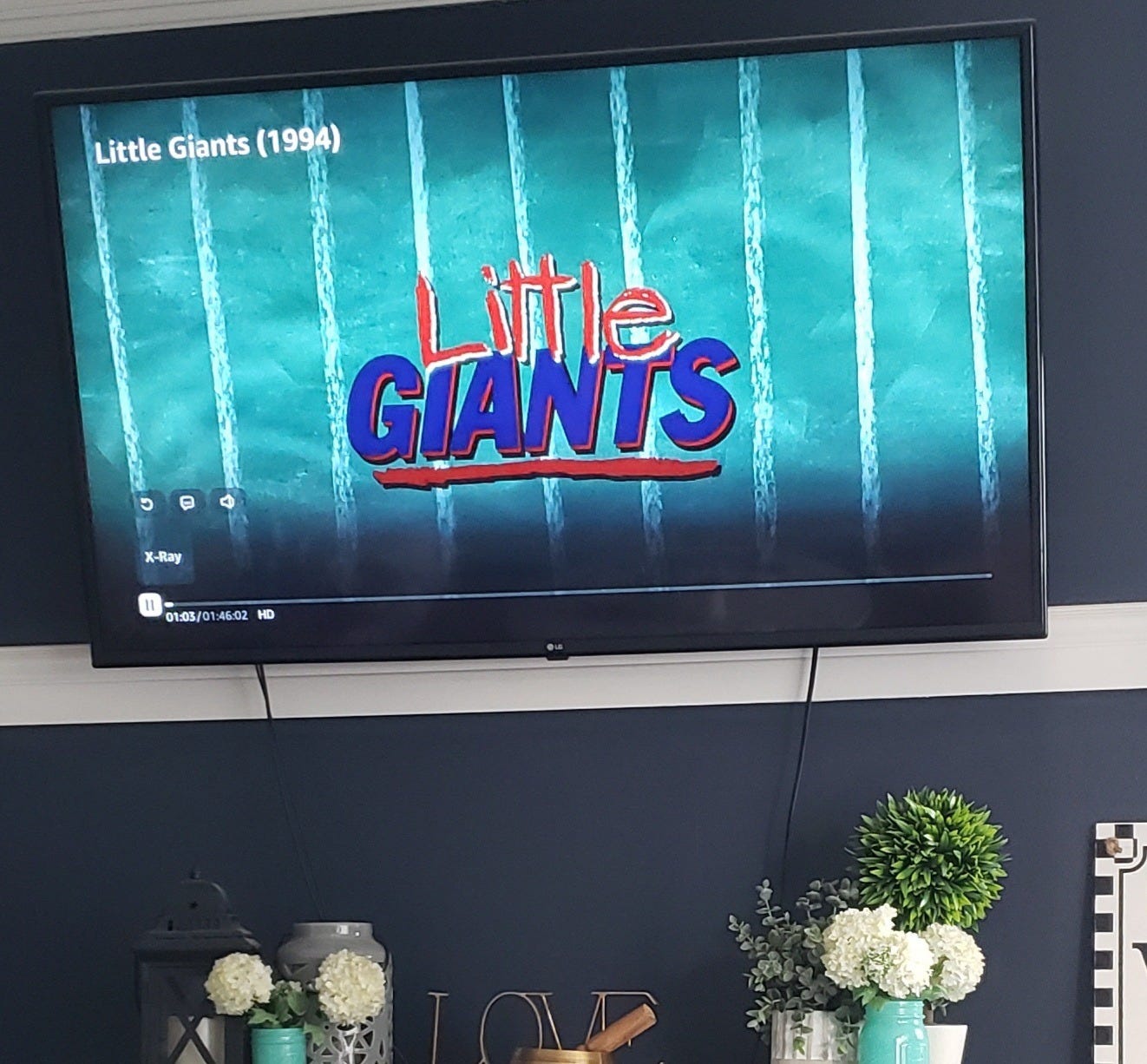May be an image of television and text that says 'Little Giants (1994) A Little GIANTS X-Ray 01:03/ 6:0 HD'