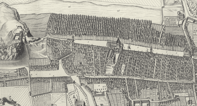 Historical Edinburgh: 1647 Map - Need Help Confirming Location of Old  Tolbooth Prison and Location of Witch Burnings : r/Scotland