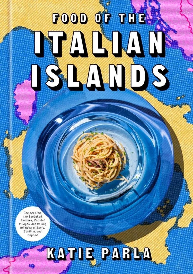 food of the italian islands - livre de cuisine italienne