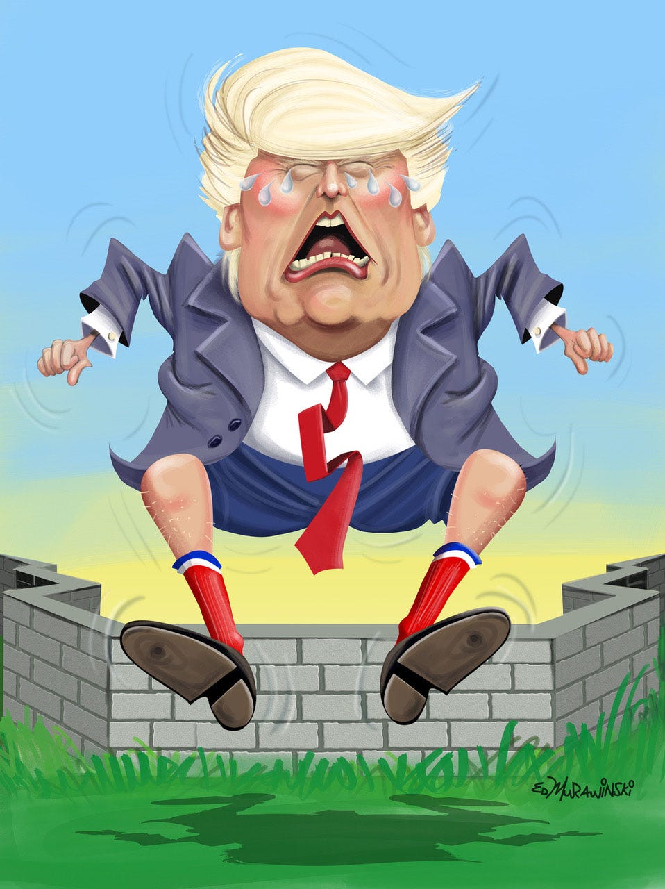 I drew the 'Cry Baby' heard round the world. (No, it wasn't Trump.) - The  Washington Post