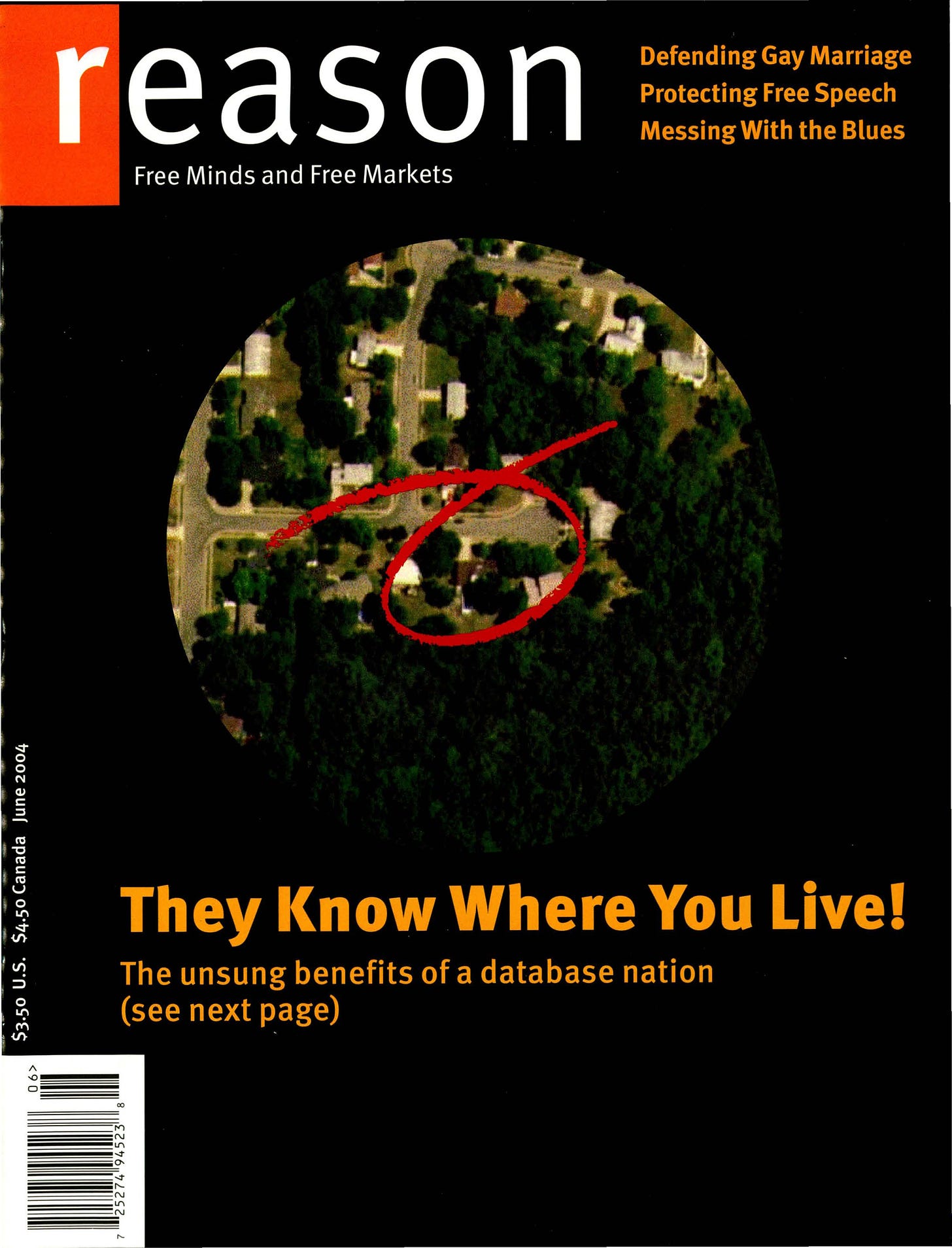 Reason Magazine, June 2004 cover image