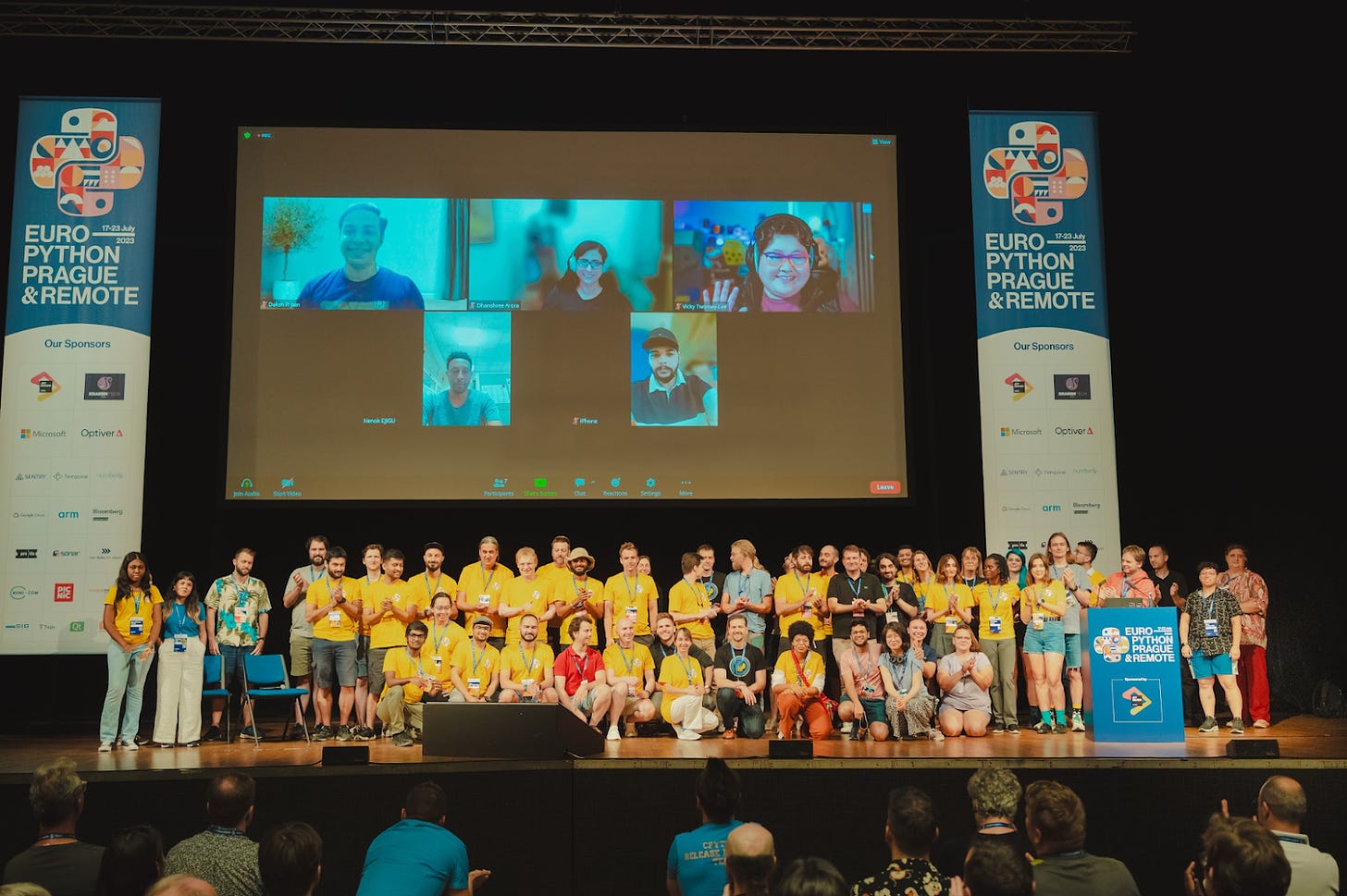EuroPython 2023 organisers and volunteers