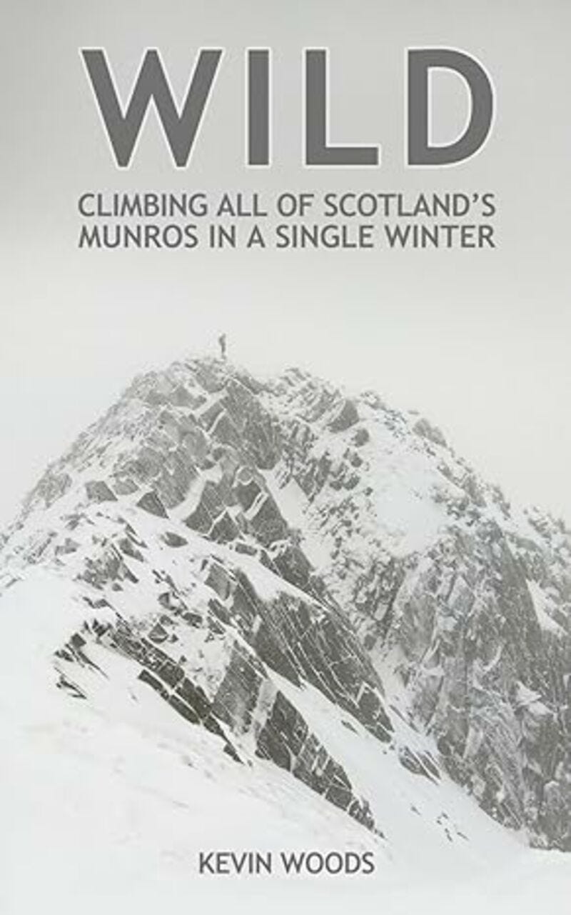 The cover of the book Wild. It shows a solitary man standing on top of a snow, rocky mountain. The cover of the book Wild. It shows a solitary man standing on top of a snow, rocky mountain.
