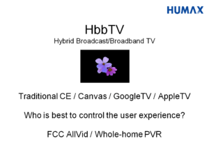 Slide about HbbTV