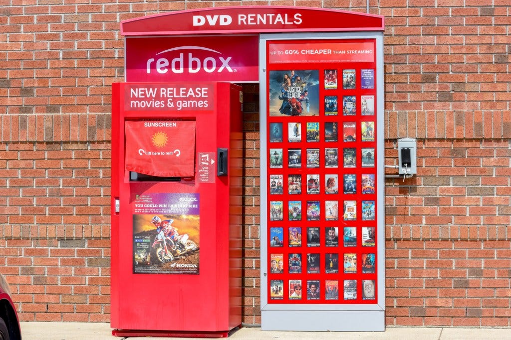 Redbox lands deal with Warner to rent DVDs on the same day they go on sale  in physical stores | TechCrunch