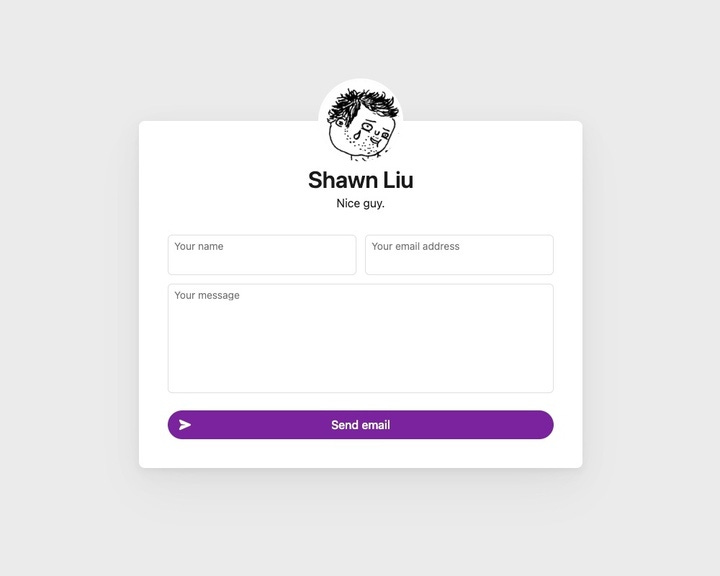 Shawn Liu's letterbird.co site